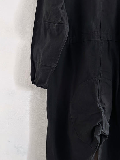 Vintage East German military black jumpsuit