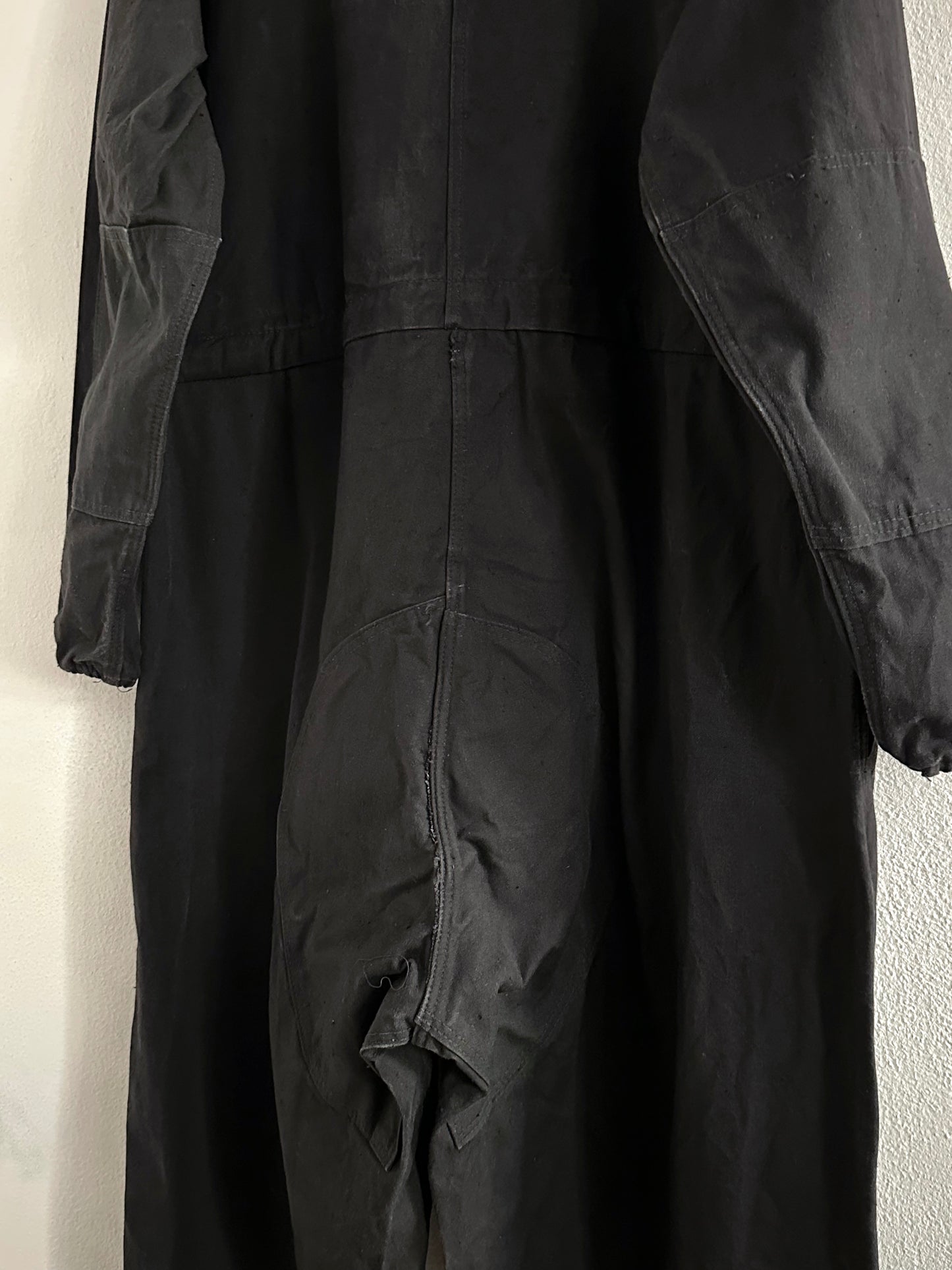 Vintage East German military black jumpsuit