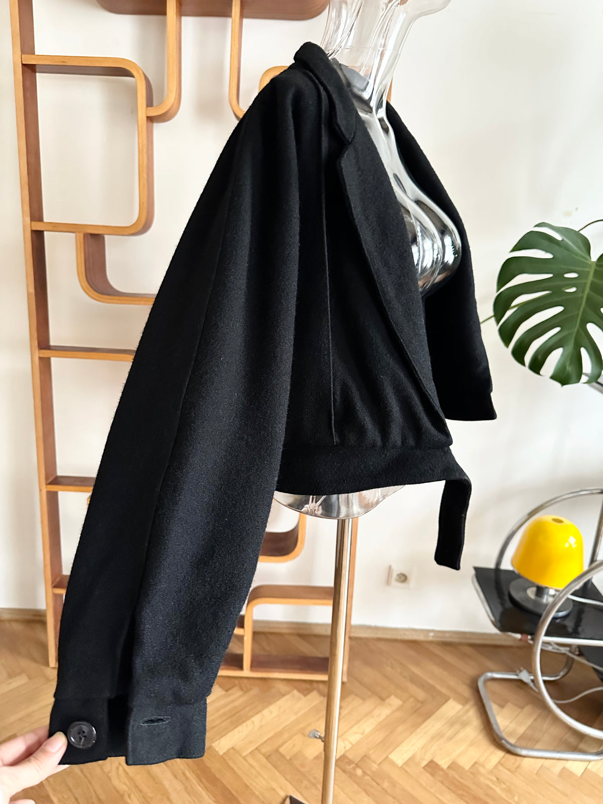 1980s France wool jacket, battledress-inspired