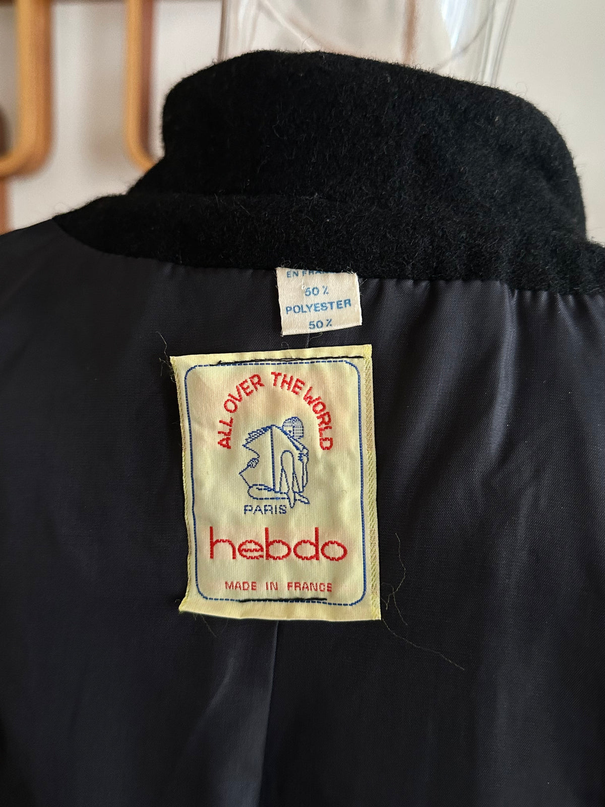 1980s France wool jacket, battledress-inspired