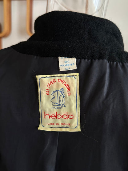 1980s France wool jacket, battledress-inspired
