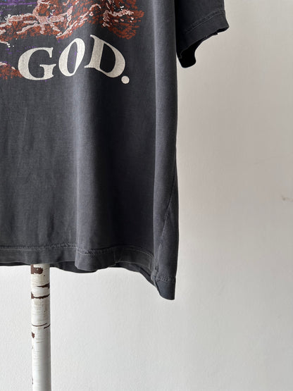 In the beginning god tee. super rare - XL