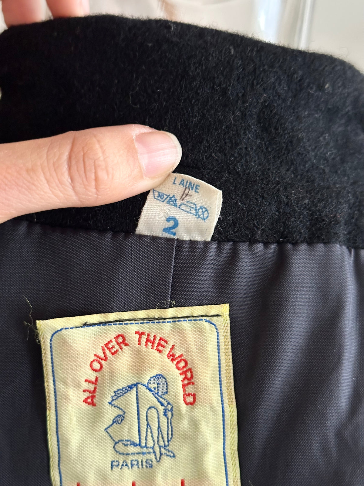1980s France wool jacket, battledress-inspired