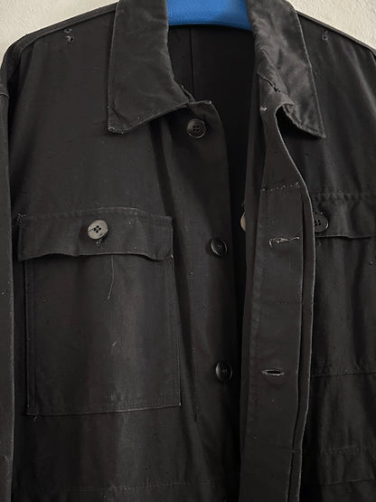 Vintage East German military black jumpsuit