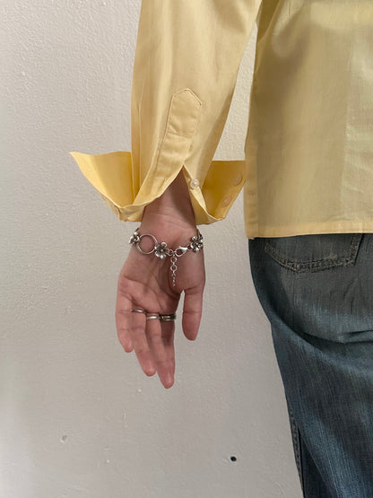 silver 925 vermeil blooming bracelet