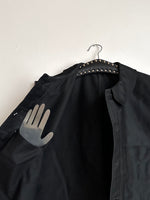 40s-50s French black moleskin vest, Dead stock