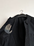 40s-50s French black moleskin vest, Dead stock