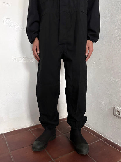Vintage East German military black jumpsuit