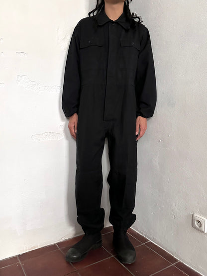 Vintage East German military black jumpsuit
