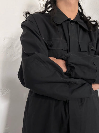 Vintage East German military black jumpsuit