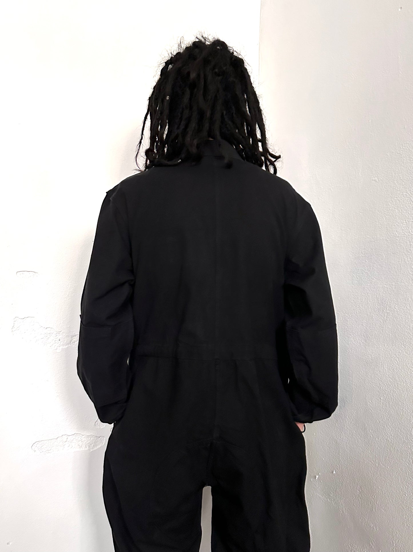 Vintage East German military black jumpsuit