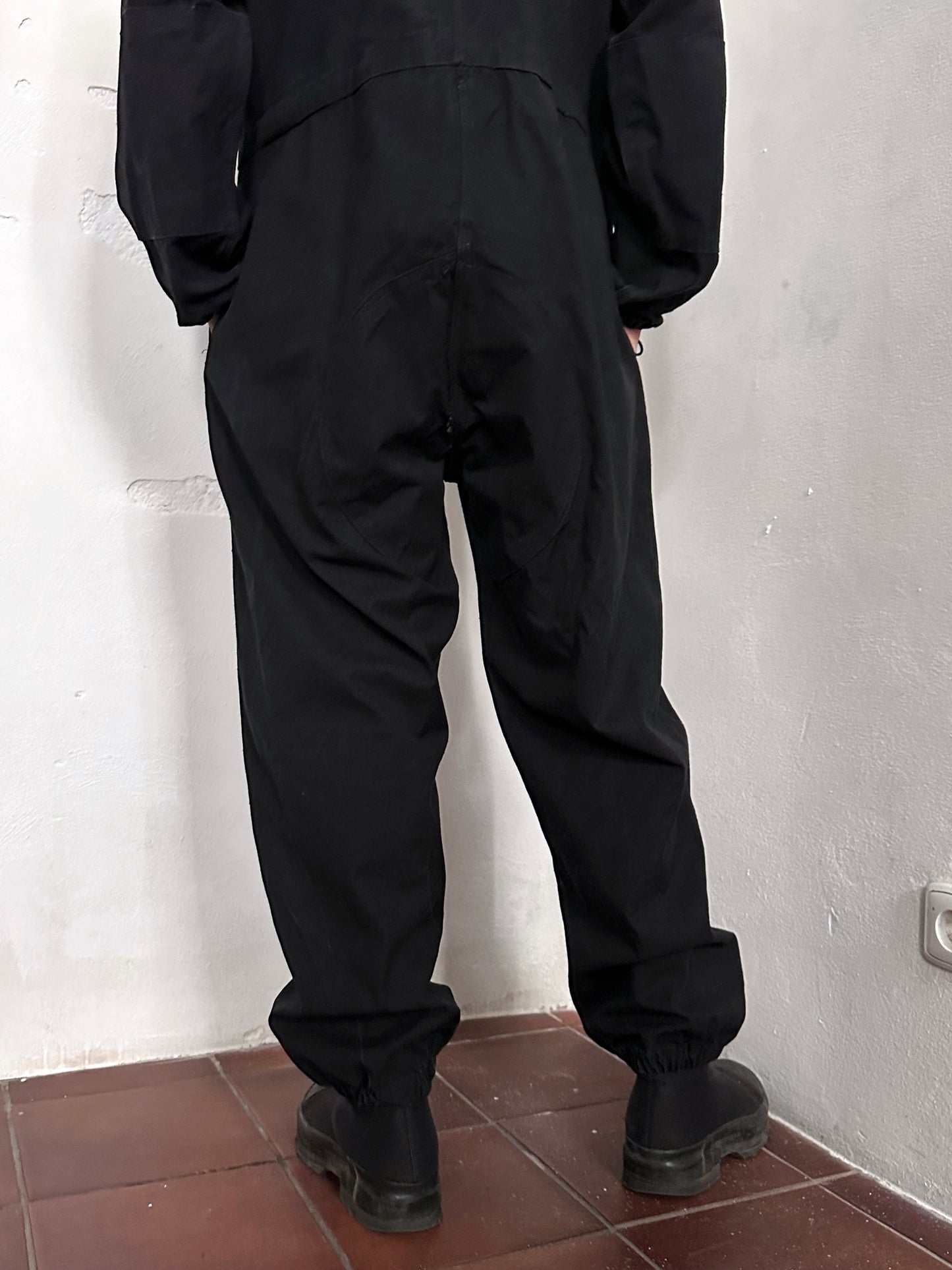 Vintage East German military black jumpsuit