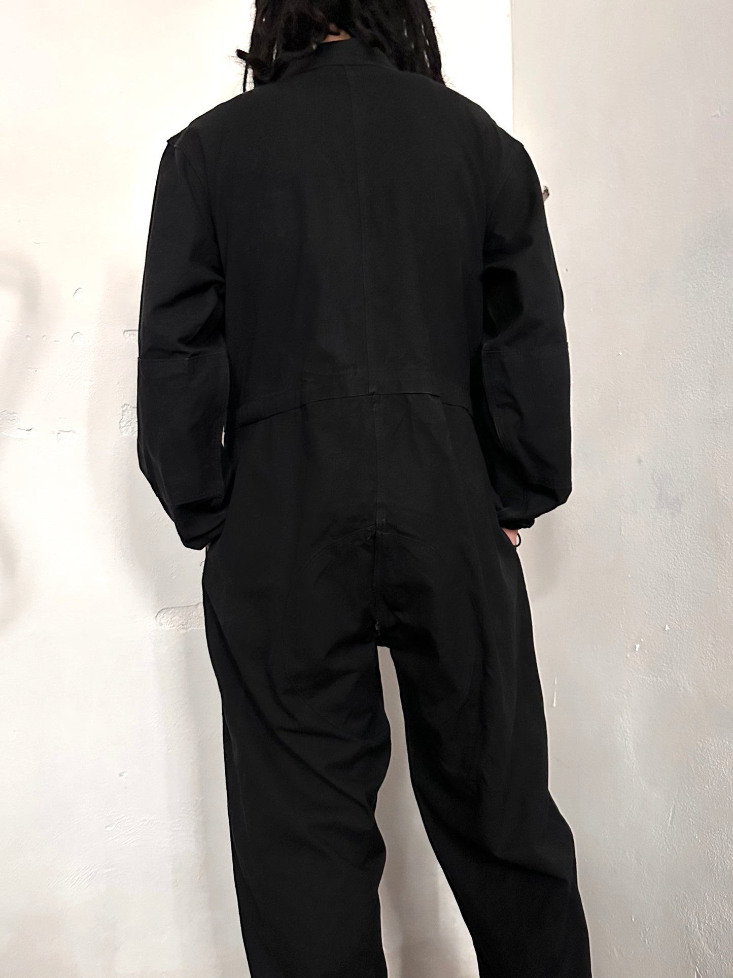 Vintage East German military black jumpsuit