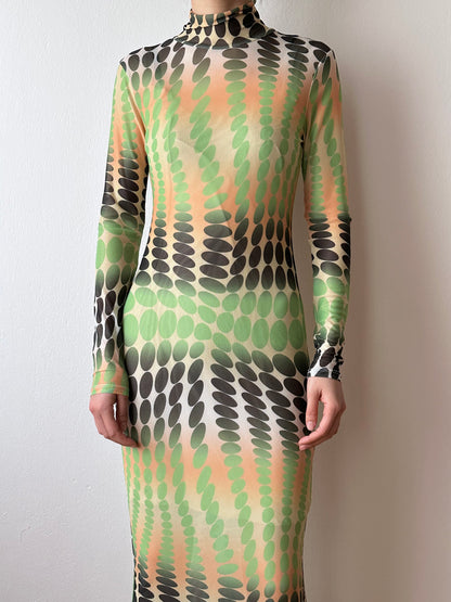 cyber SF pattern dress
