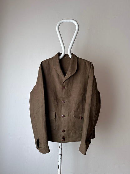 Unknown vintage french linen canvas jacket