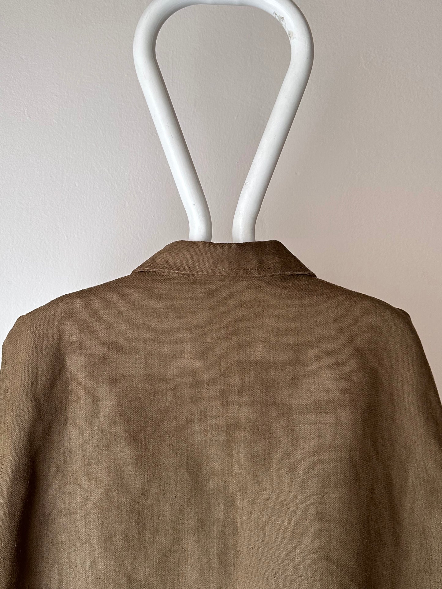 Unknown vintage french linen canvas jacket