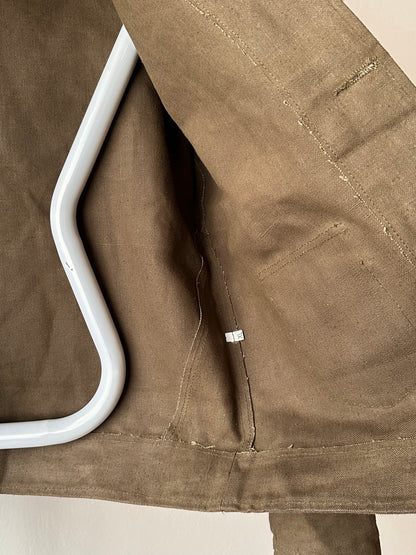 Unknown vintage french linen canvas jacket