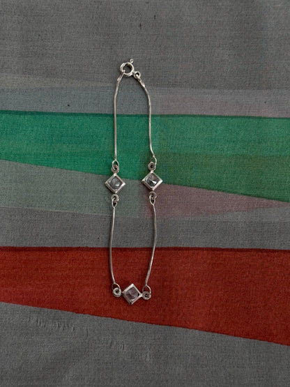 rhombic crystal bracelet