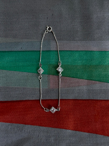 rhombic crystal bracelet