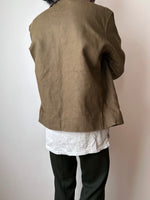 Unknown vintage french linen canvas jacket