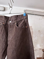 90's Levi's 501 brown 27/32