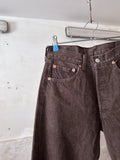 90's Levi's 501 brown 27/32