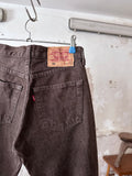 90's Levi's 501 brown 27/32