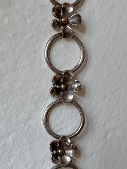 silver 925 vermeil blooming bracelet