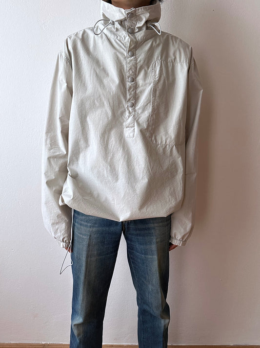 cotton/nylon smock - XL