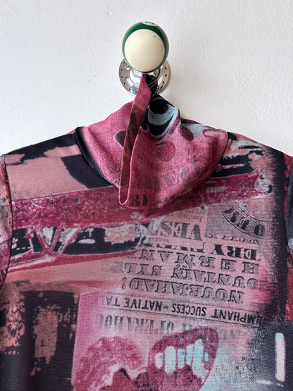 00s mesh dress made in France