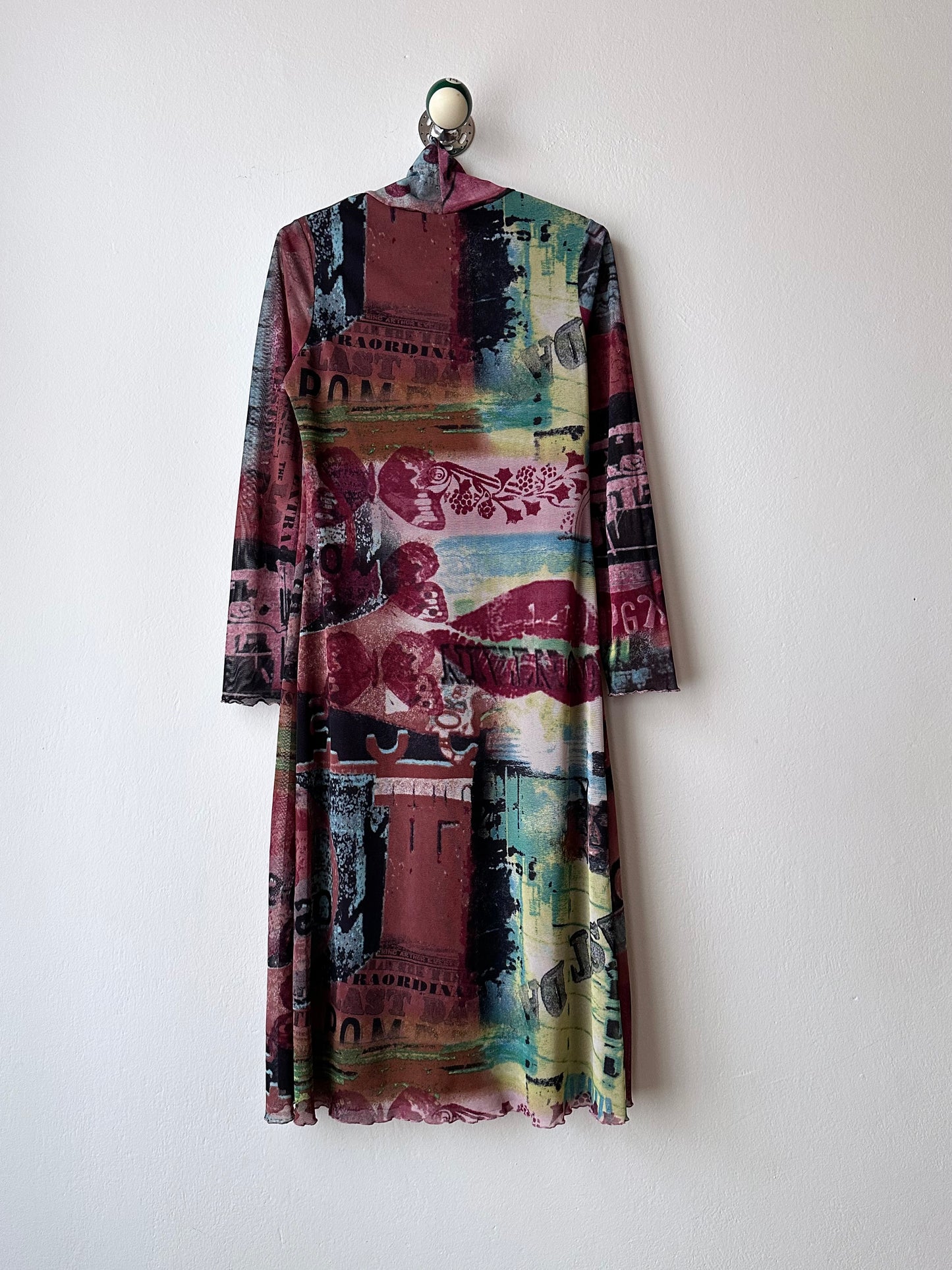 00s mesh dress made in France