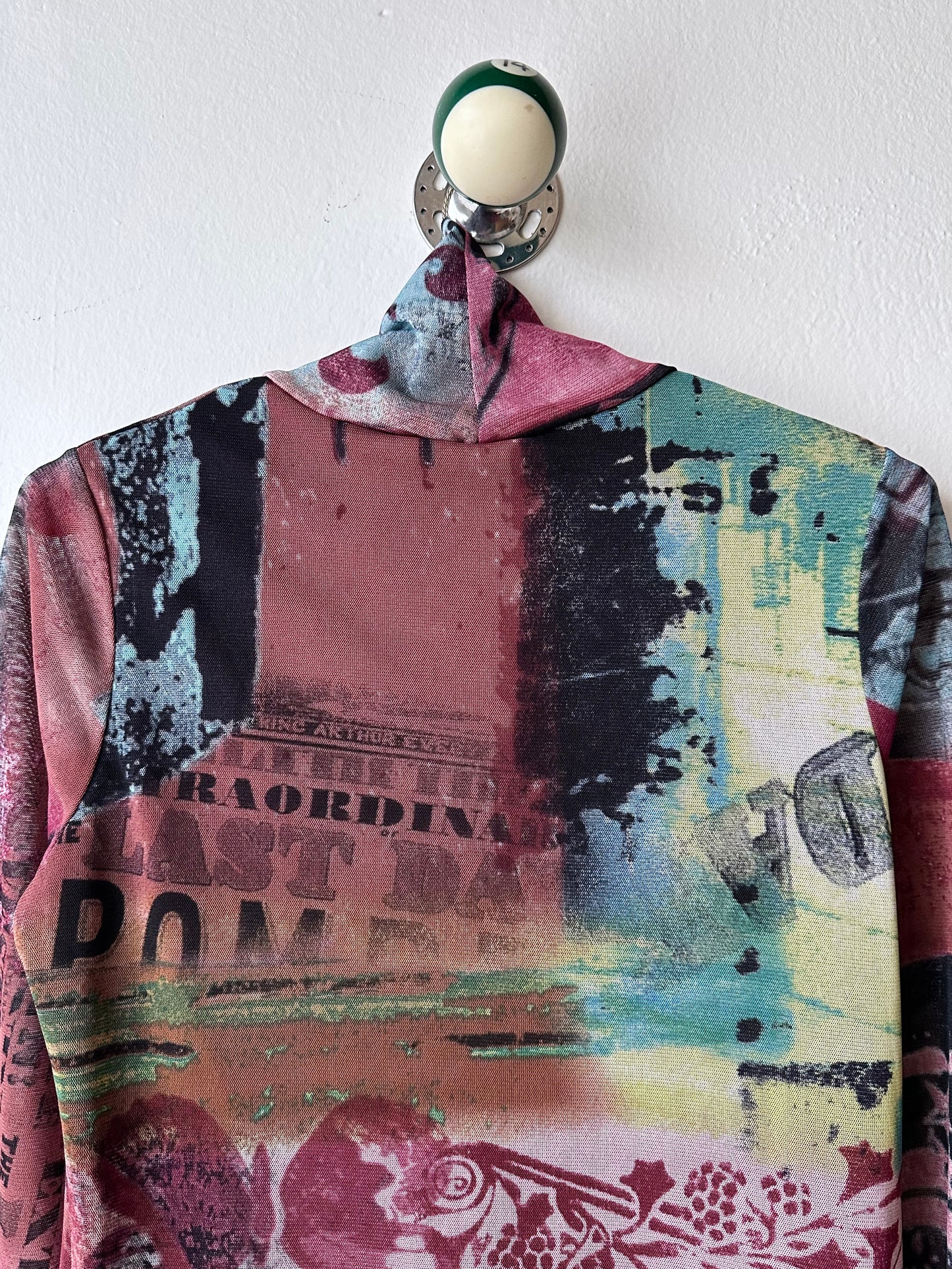 00s mesh dress made in France