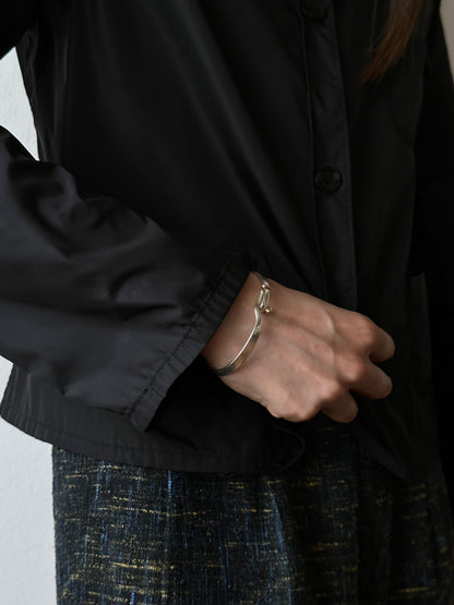 Vivianna Torun Bülow Hübe bangle silver 925 gold 750 K18 bracelet Georg Jensen Danish Swedish Scandinavian トールン バングル ジョージジェンセン スカンジナビアン ジュエリー 北欧 スウェーデン デンマーク