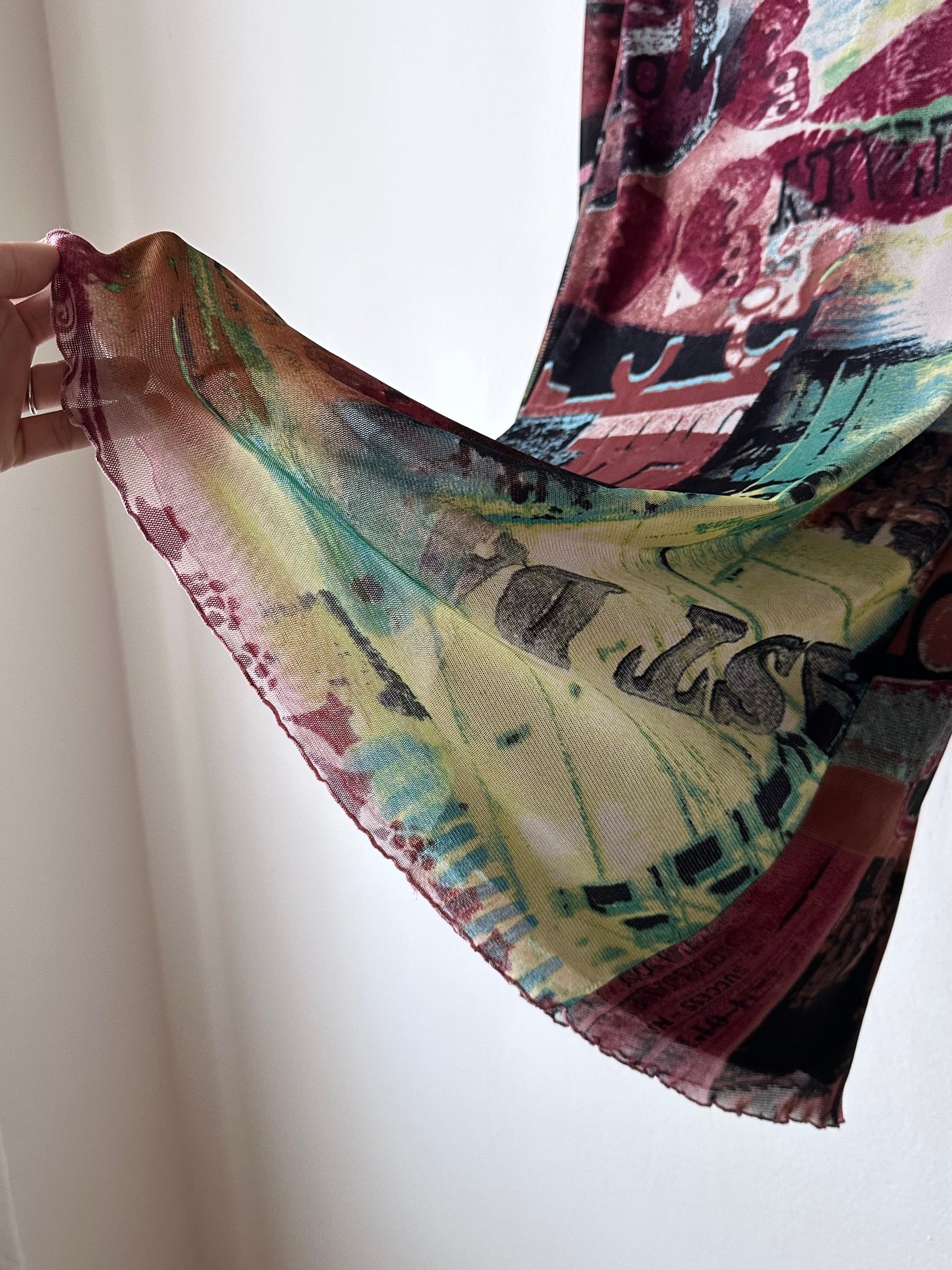 00s mesh dress made in France