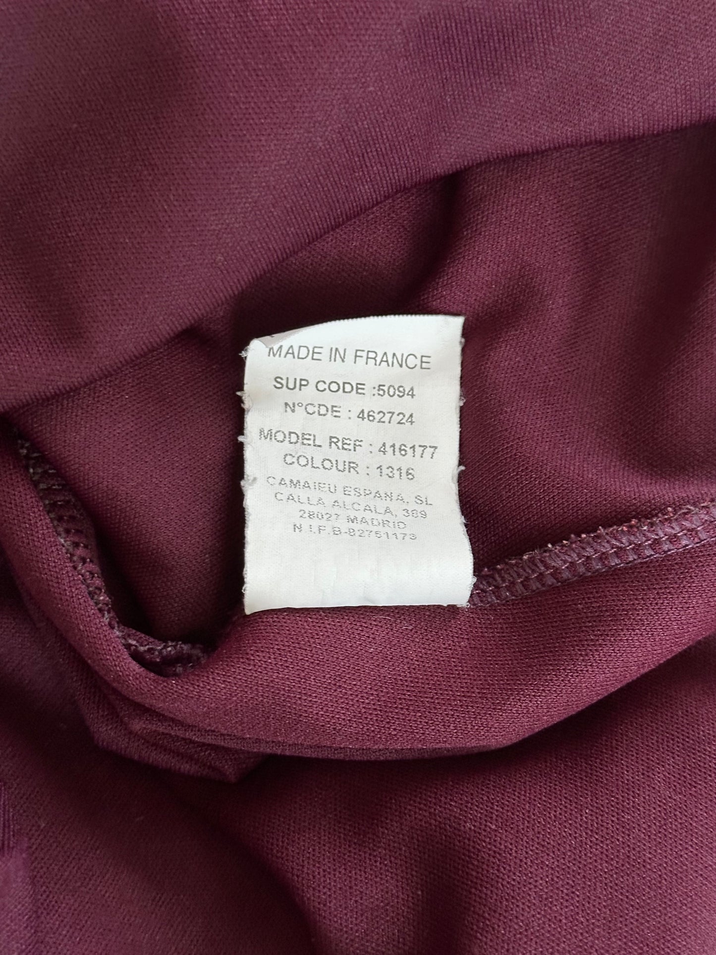 00s mesh dress made in France