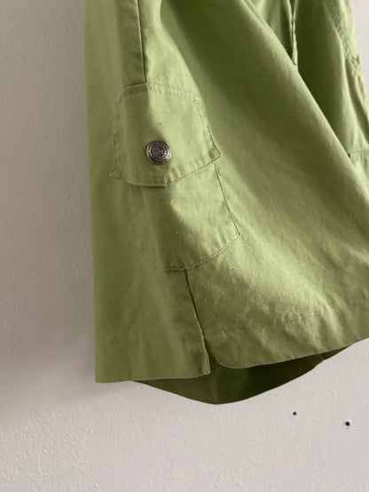 Swedish linen cotton pistachio