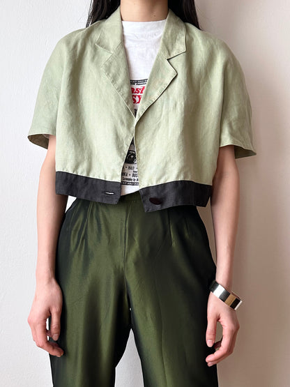 French linen short jacket