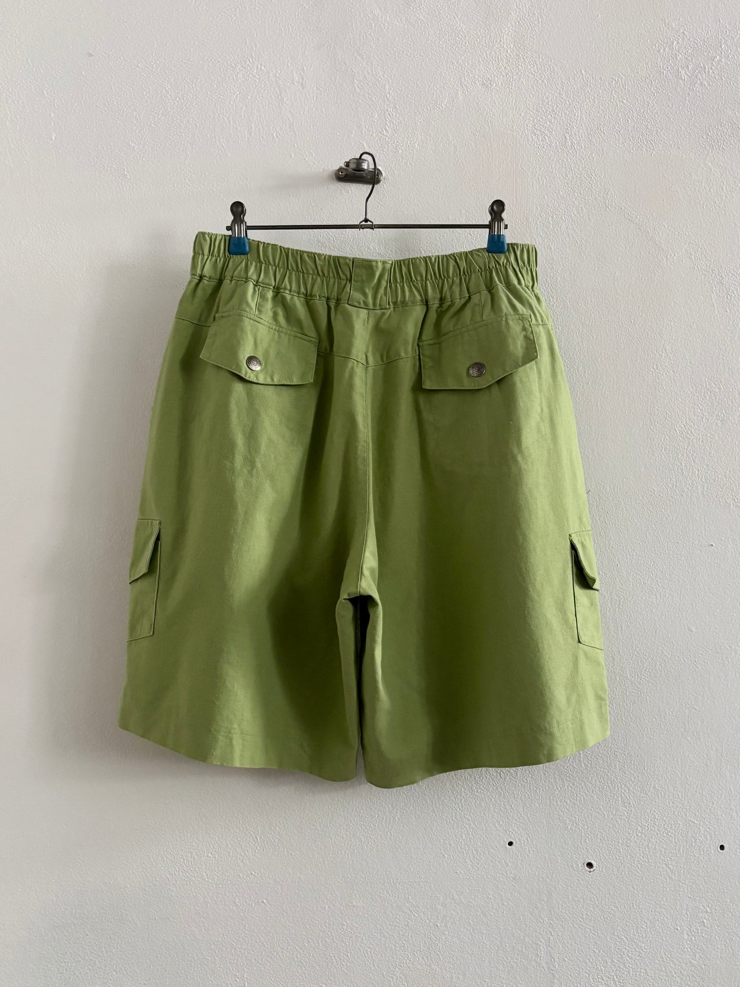 Swedish linen cotton pistachio