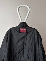 Black Leather Suède coat