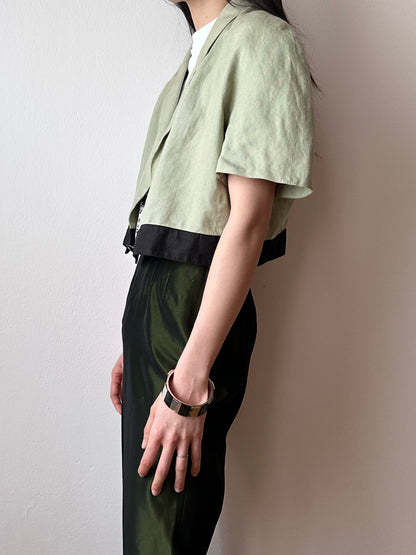 French linen short jacket