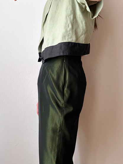 French linen short jacket