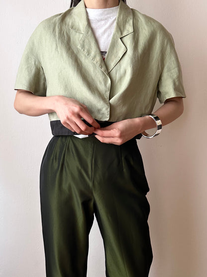 French linen short jacket