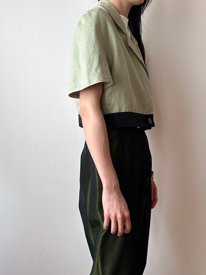 French linen short jacket