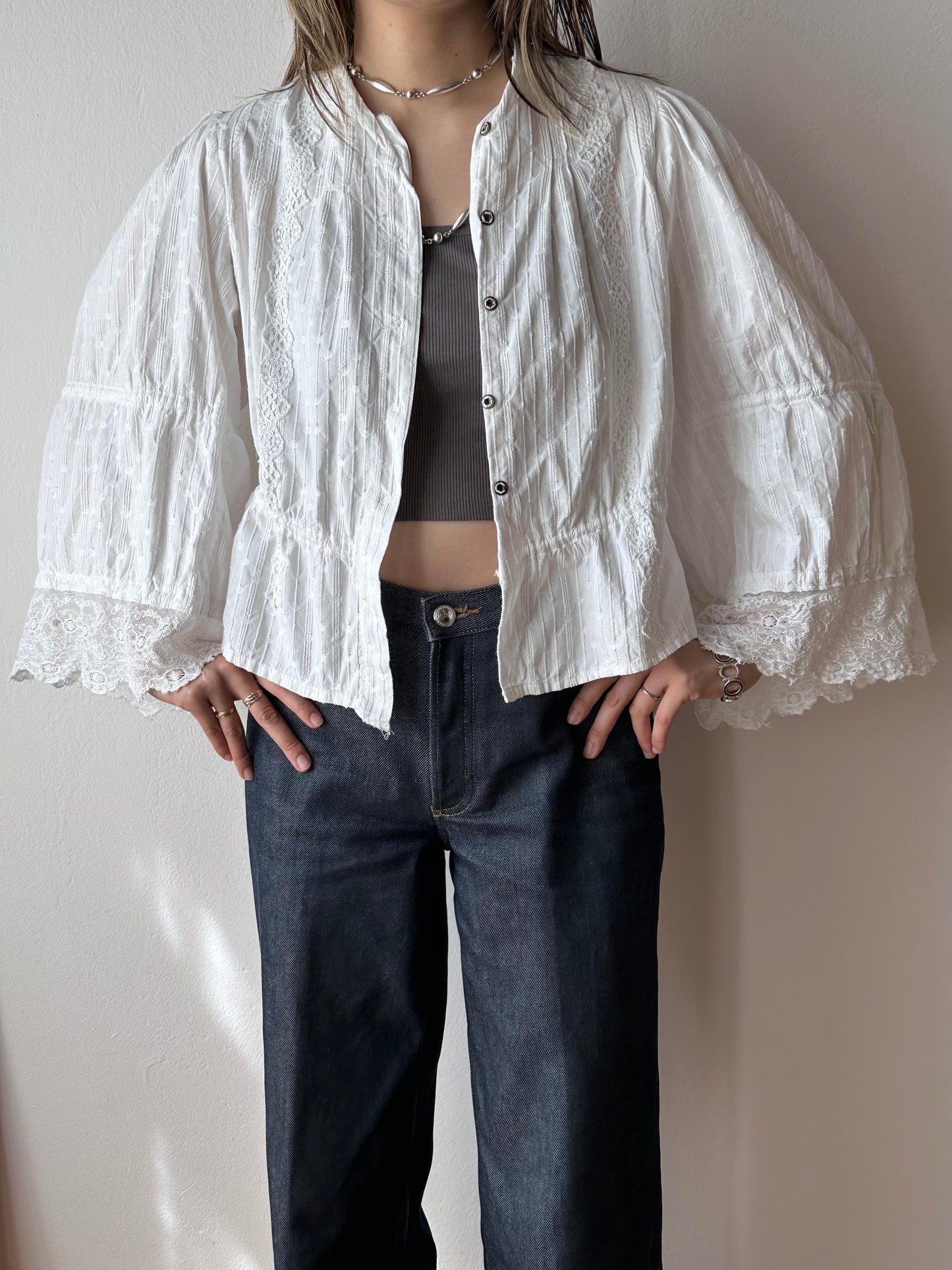 1900-1910' Edwardian cotton blouse