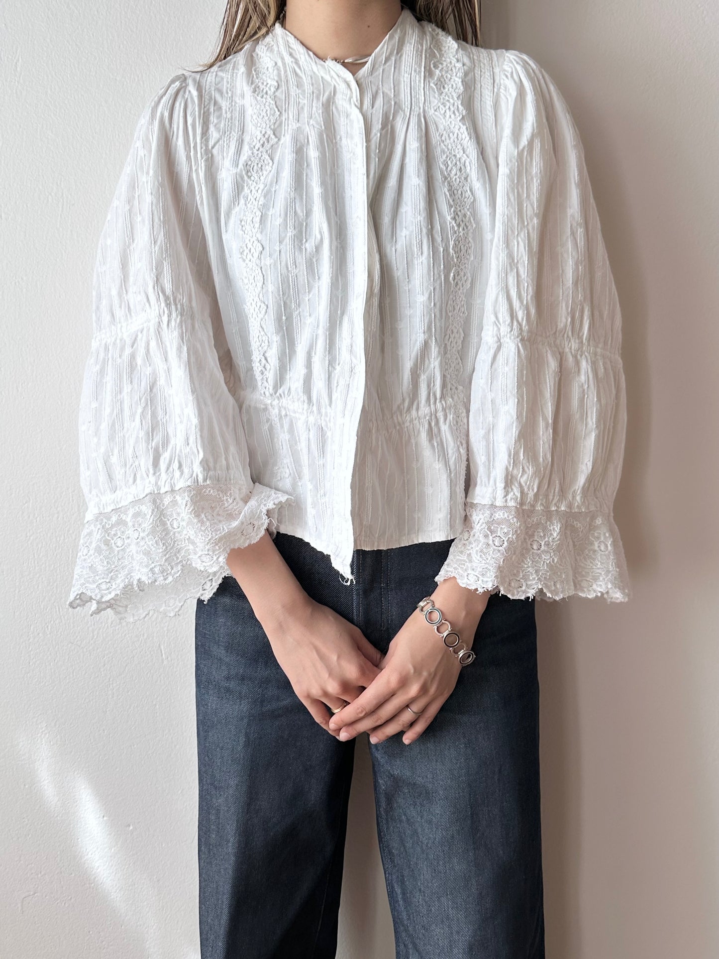 1900-1910' Edwardian cotton blouse