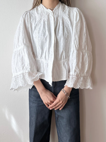 1900-1910' Edwardian cotton blouse