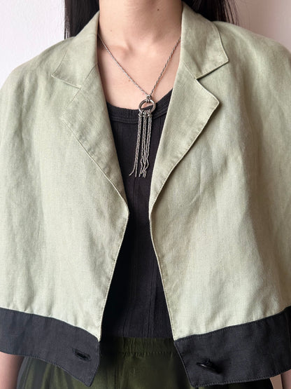 French linen short jacket