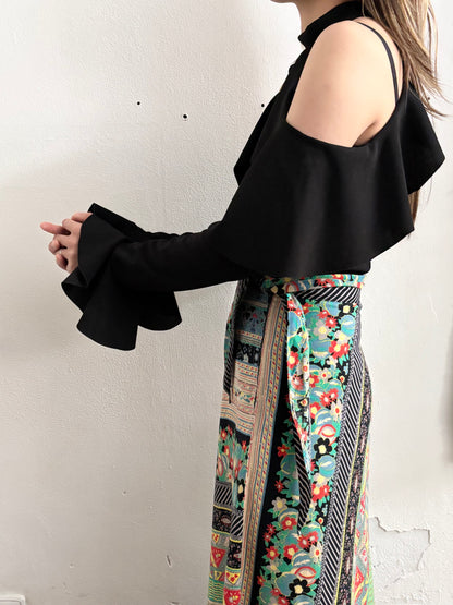 old Italy off shoulder top