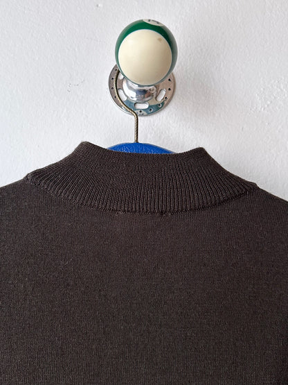 Merino wool thread embroidery knit