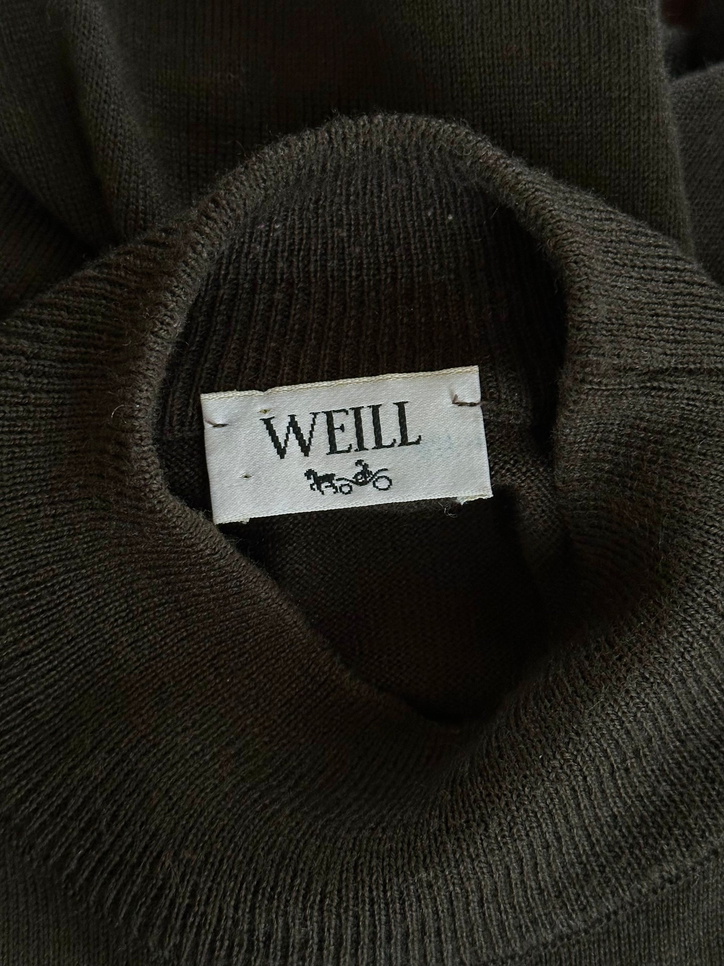 Merino wool thread embroidery knit